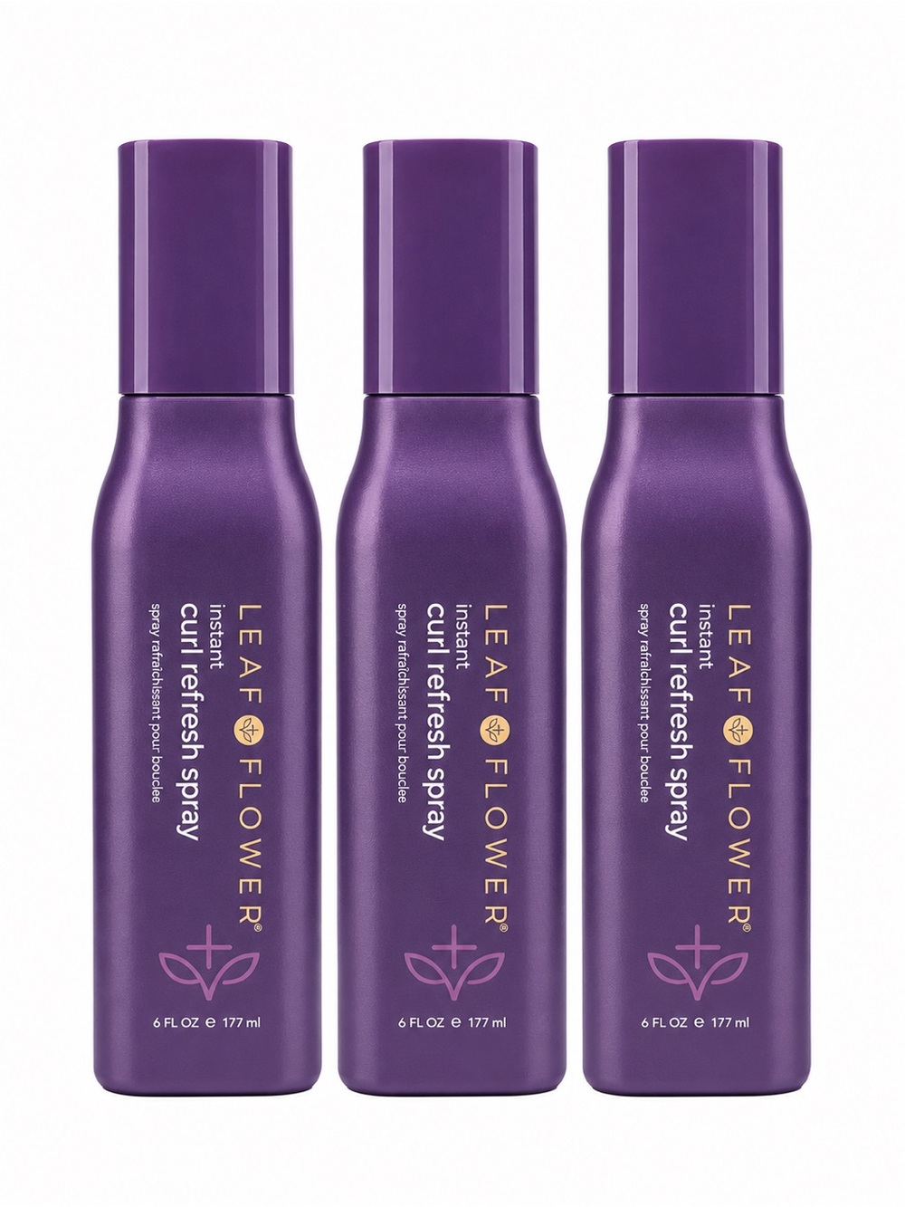 Leaf Flower Instant Curl Refresh Spray 6 fl oz Lightweight Hair Refreshers Of. 3